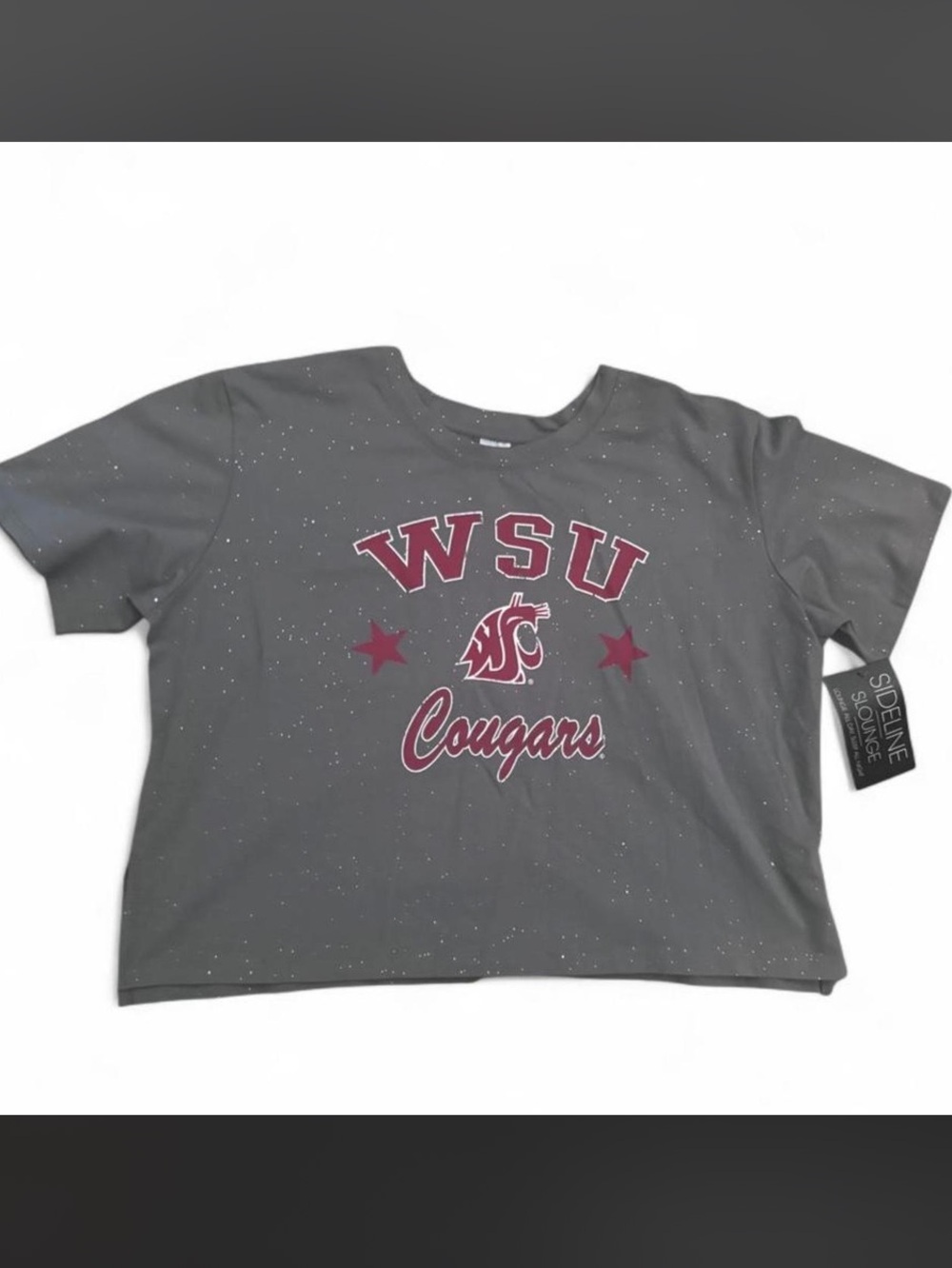 WSU Cougars Girls' Gray Graphic Tee -